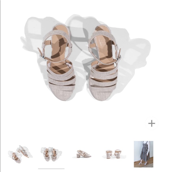 Maryam Nassir Zadeh Palma 3" Heel Sandals Flax 36 - Picture 6 of 10